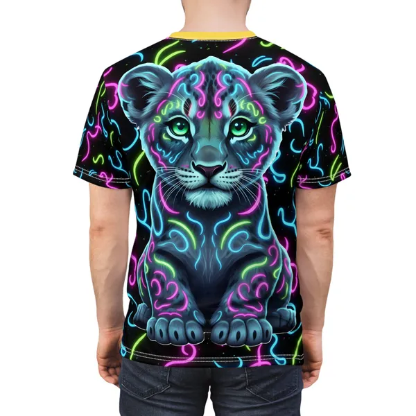 Leo_Zodiac_Neon_Lion_Unisex_Tee_White_Stitching_4_Oz